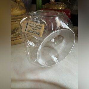 Vintage Glass Dimensions "The Cube" Votive Holder